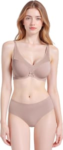 Power Flower Women's Underwire Push-up Bra, Full Coverage
