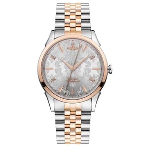 Vivienne Westwood Wallace 37mm Stainless Steel and Rose Gold Tone Ladies Watch