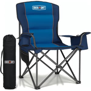 Overmont 227kg Oversized Camping Chair Blue