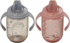 Vital Baby Sipper Cup 350ml, 6m+, 2 Pack, Non-Spill Spout
