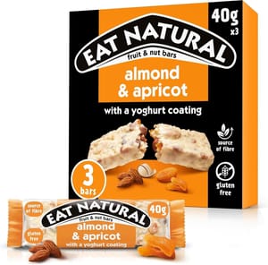 Eat Natural Fruit & Nut Bars Almond & Apricot 3x40g - £1.71 S&S