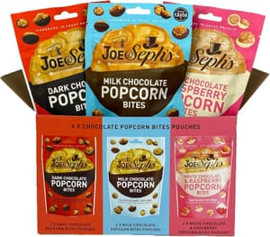 Milk, Dark & Raspberry White Chocolate Bites + Salted Caramel - £13.22 S&S