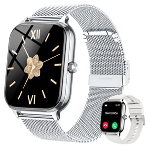 Smartwatch with Calls, HR, SpO2, BP, Sleep, 110+ Modes, iOS/Android