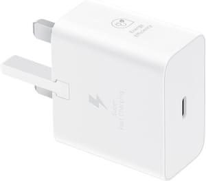 Samsung Galaxy 25W Travel Charger, No USB-C Cable, White