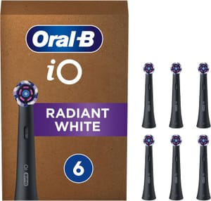 Oral-B iO Radiant White Brush Heads, Angled Bristles, 6 Pack - £26.60 S&S