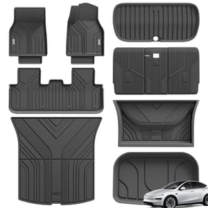 Thorex 10-Pc All-Weather Floor Mats for Tesla Model Y Full-Coverage