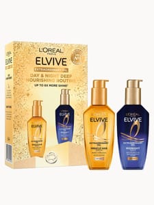 LOreal Paris Elvive Extraordinary Oil Day & Night Set (Worth £29.98)