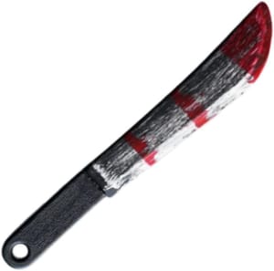 Halloween Fake Knife Prop - Plastic Costume Accessory for Parties