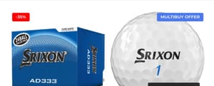 Srixon AD333 Golf Balls Pure White / Double Dozen