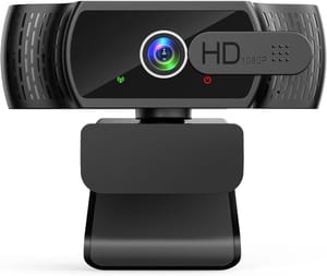 YIMONA 1080p/30fps USB Webcam with Mic and Privacy Cover