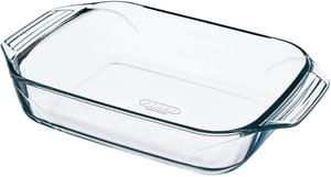 PIREX Optimum Glass Rectangular Roaster, High-Res Easy-Grip 39x25 Cm