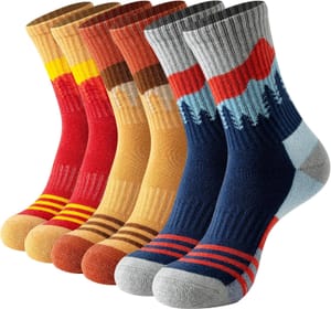 BISOUSOX Women's Merino Wool Hiking Socks