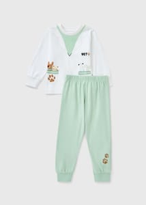 Kids Green Vet Dress up Pyjama Set (1-7yrs)