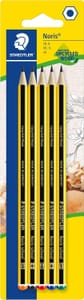 Staedtler Noris Pencils, 2B, B, HB, H, 2H, 5-Pack, Black