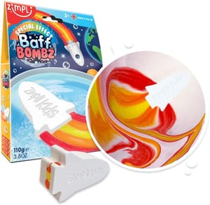 ZIMPLI Rocket Flame Bath Bombs Fizzing Bath Gift - £3.84 S&S