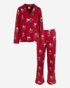 Chelsea Peers  Womens Red Santa Snowball Christmas Fam Jams