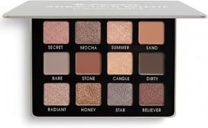 Lamora Attraction Eyeshadow Palette Soft Warm Brown Shimmer Matte