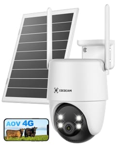 COCOCAM 24/7 Recording 4G LTE Security Camera