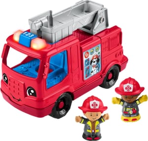 Fisher-Price Little People Fire Truck Toy, Multilanguage