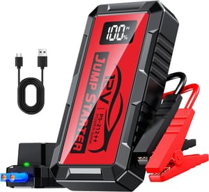 PSOOO Jump Starter 12V 8000A Power Pack Car Battery Pack