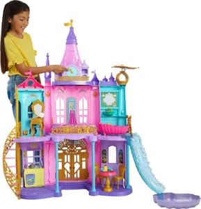 Mattel Disney Princess Ultimate Castle, 4 Ft Tall with Lights