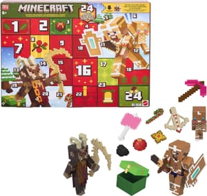 Mattel Minecraft Advent Calendar with 23 Surprises