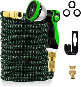Yofidra Expandable Garden Hose with Metal Connectors 50 Ft