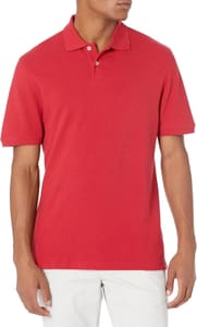 Amazon Essentials Men's Slim-Fit Cotton Pique Polo Shirt - Size Medium