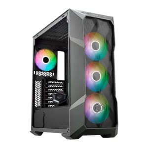 Cooler Master TD500 MAX Mid-Tower TG Glass Case, 850W PSU