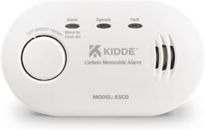 Kidde 5CO Carbon Monoxide Alarm with AA Batteries, 10-Year Sensor