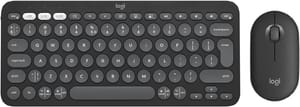 Logitech Pebble Keys 2 K380s Keyboard, Pebble Mouse 2 M350s