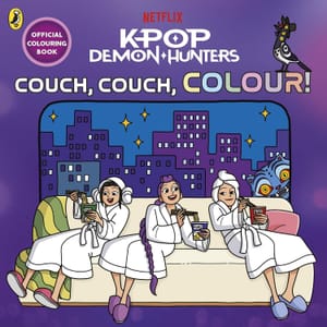 KPop Demon Hunters: Couch Colour! Official Colouring Book