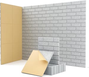 Kuchoow Self-Adhesive Acoustic Wall Panels for Studio