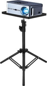 SAFIGLE Adjustable Tripod Projector Stand with Anti-Slip Tray
