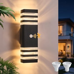 CELAVY Up-down Outdoor Light PIR Motion Sensor IP65 GU10 Lamp