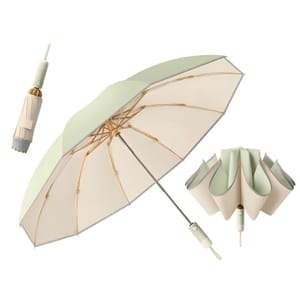 Windproof Automatic Folding Travel Premium Large Umbrella