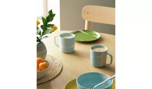 Habitat X Scion Lohko Set of 4 Stoneware Mugs - Blue