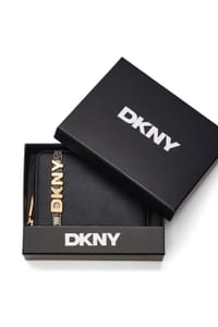 DKNY Avril Small Zip around Wallet Black