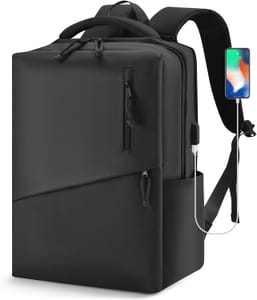 SPAHER Underseat Carry-on Backpack 40x30x20, USB, 15.6-Inch Laptop