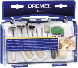 Dremel 684 Cleaning and Polishing Kit, Accessory Set with 20 Accessories