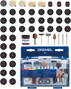 Dremel 687 Multipurpose Set, Accessory Kit with 52 Rotary Tool Accessories