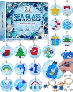 Sea Glass DIY Advent Calendar 2026 for Teens, Women 24pcs
