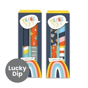 Assorted Thank You Teacher Pen Set 2 Pack