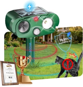 2026 Upgraded Cat and Fox Deterrents for Gardens UK Solar