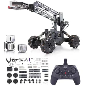 2-in-1 Robotic Arm Car Kit with 4-DOF for Kids