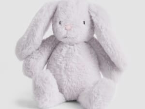 JoJo Maman Bebe Mabel Plush Grey Rabbit Small Soft Toy