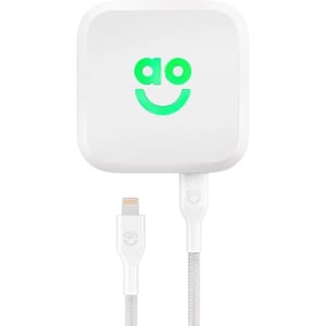 AO Lightning 45W GaN USB-C Charger with 2 Ports -White