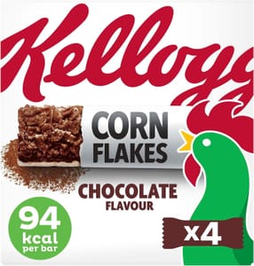 Kellogg's Corn Flakes Chocolate Cereal Bars 4 X 24g - £0.90 S&S Voucher