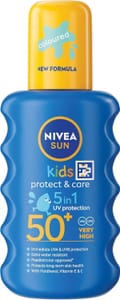 NIVEA Sun Kids Coloured Sunscreen Spray SPF50+ - £5.34 S&S Voucher