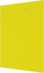 2026-2027 Academic Year Planner, 13-Month A4 Week-to-View, Yellow